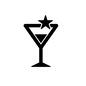 カクテル カクテル カクテル,お酒,星,飲物,クリスマス,冬,パーティー,12月,イベント,クリスマスイヴのシルエット素材