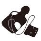 AED AED AED,心肺蘇生,アイテム,救命救急,応急手当,パッド,道具,電極パッド,医療器具,医療機器のシルエット素材