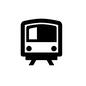 電車 電車 電車,列車,鉄道,汽車,地下鉄,乗物,のりもの,先頭車両,正面,乗り物のシルエット素材