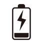 充電中 充電中 充電中,稲妻,雷マーク,充電器,電池,充電池,充電,バッテリー,目盛り,エネルギーのシルエット素材