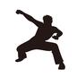 応援団 パンチ,正拳突き,応援団,男性,格闘家,拳,ユニーク,おもしろい,おもしろポーズ,ポーズのシルエット素材