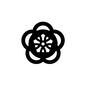 梅 梅 梅,花,飾り,お正月,元旦,1月,縁起物,日本,和風,和のシルエット素材