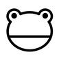 かえる かえる かえる,蛙,カエル,正面,かわいい,デフォルメ,アップ,顔,生き物,アイコンのシルエット素材