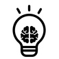 電球の中の脳 電球の中の脳 電球,ai,光る,照明,iot電球,スマート電球,ライト,脳,iot,知能のシルエット素材