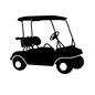 ゴルフカート スポーツ,ゴルフ,競技,移動,車,カート,ゴルフカート,乗り物,電動カート,ゴルフカーのシルエット素材