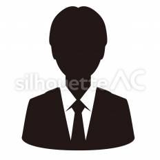 基本　男性 スーツ,会社員,立つのシルエット素材
