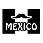 旗 旗,フラッグ,ヒゲ,国旗,メキシコ国旗,英語,単語,国名,口ヒゲ,白抜き文字のシルエット素材