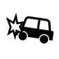 事故 事故 事故,衝突,追突,車,自動車,ぶつける,交通事故,物損事故,衝撃のシルエット素材