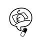 睡眠薬 睡眠,快眠,アイテム,眠る,寝る,薬,くすり,クスリ,睡眠薬,カプセルのシルエット素材