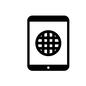 ブラウザ画面 ブラウザ画面 タブレット,ブラウザ画面,ブラウザ,電話,スマホ,スマートフォン,携帯,iPhone,情報機器のシルエット素材