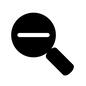 縮小 WEB,パソコン,インターネット,虫眼鏡,マイナス,縮小,サイズ変更,サイズ調整,小さく,小のシルエット素材
