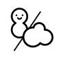 雪のち曇り 雪のち曇り 天気,天気予報,予報,天気マーク,雪のち曇り,雪のち,雪,雪だるま,ゆき,冬のシルエット素材