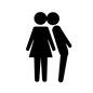 キス キス カップル,仲良し,夫婦,恋人,男女,口づけ,キス,チュー,人物,人のシルエット素材