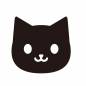 黒猫の顔 ネコ,1匹,動物,ペット,ハロウィン,イベント,秋,10月,10月31日,季節のシルエット素材