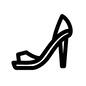 ミュール ミュール,オープントゥ,ハイヒール,ピンヒール,婦人靴,靴,履物,履き物,クツ,くつのシルエット素材
