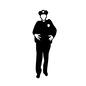 警察官 警察官 人物,人,全身,立ち姿,警察官,police,policeman,警官,警察,ポリスのシルエット素材