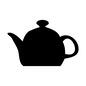 ティーポット ティーポット ティーポット,ポット,急須,お茶,紅茶,ティータイム,緑茶,煎茶,珈琲,コーヒーのシルエット素材