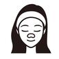 鼻パック 鼻パック 鼻パック,貼る,スキンケア,パック,目を閉じる,人物,人,女性,女,1人のシルエット素材