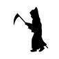 死神 死神 死神,人,仮装,コスプレ,かま,鎌,ハロウィン,10月,秋,ハロウィーンのシルエット素材