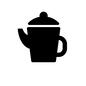 ティーポット ティーポット ティーポット,ポット,紅茶,茶,お茶,ティータイム,喫茶店,カフェ,休憩,リラックスのシルエット素材
