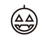 ジャック・オー・ランタン ジャック・オー・ランタン ジャック・オー・ランタン,ハロウィン,かぼちゃ,南瓜,カボチャ,飾り,三角,丸,装飾,線のシルエット素材