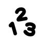 数字 数字,123,算数,数学,授業,塾,勉強,入園試験,テスト,受験のシルエット素材