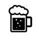 ビール ビール ビール,生,泡,生ビール,ジョッキ,飲み物,お酒,アルコールのシルエット素材