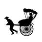 人力車 人力車 人力車,横向き,人物,乗り物,日本,文化,伝統,観光人力車,観光,移動のシルエット素材