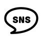 SNS SNS SNS, ウェブ,パーツ,会話,メール,チャット,コミュニケーション,ソーシャルメディア,吹き出し,ミーティングのシルエット素材