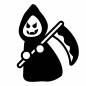 死神 死神,鎌,フード,恐怖,不吉,夜,1人,怖い,不気味,ホラーのシルエット素材