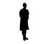 ナース ナース ナース,女性,女医,医療,医師,医者,先生,白衣,人物,人のシルエット素材
