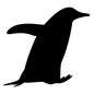 ペンギン ペンギン ペンギン,ぺんぎん,歩く,キングペンギン,移動する,急ぐ,コウテイペンギン,横向き,海の生き物,海鳥のシルエット素材
