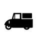 三輪車 乗り物,車,車両,タイヤ,ライト,荷物,積む,三輪車,三輪,荷台のシルエット素材