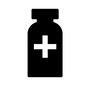薬 薬 薬,薬品,薬瓶,薬ビン,くすり,クスリ,医療,病院,治療,治療費のシルエット素材