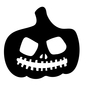 カボチャのお化け ジャックオーランタン,カボチャ,ハロウィン,イベント,秋,10月,10月31日,ハロウィンパーティー,祭り,パーティーのシルエット素材