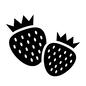 イチゴ イチゴ イチゴ,苺,いちご,果物,いちご狩り,果実,ビタミン,デザート,フルーツのシルエット素材