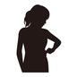女性 女性,女の人,立つ,脇腹,ハミ肉,ダイエット,太った人,つまむ,正面,横顔のシルエット素材