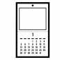 カレンダー カレンダー,日付,月,数字,表,ページ,表示,枠,壁掛け,予定のシルエット素材