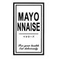 マヨネーズ マヨネーズ調味料ラベル,収納ラベル,ラベル,ラベリング,長方形,英語,日本語,メッセージ,縦長のシルエット素材