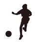 サッカー サッカー サッカー,ボール遊び,蹴る,ボール,球,サッカーボール,キック,片足,人物,人のシルエット素材