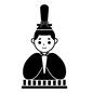 お内裏様 お内裏様 お内裏様,男雛,男,ひなまつり,ひな祭り,雛祭り,雛まつり,雛人形,ひな人形,お雛様のシルエット素材