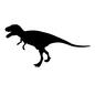 恐竜 恐竜,白亜紀,ジュラ紀,歩く,二足歩行,生物,生き物,肉食,肉食獣,横向きのシルエット素材