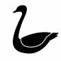 白鳥 白鳥 白鳥,1羽,水鳥,鳥,生き物,動物園,渡り鳥,越冬,季語,かわいいのシルエット素材