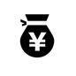 銀行 銀行 お金,円マーク,円記号,円,日本円,賄賂,ワイロ,銀行,バンク,貯金のシルエット素材