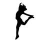 体操 体操 ジャンプ,バランス,人物,人,アクロバット,スポーツ,運動,身軽,身体運動,軽業のシルエット素材