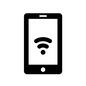Wi-Fi Wi-Fi ワイファイ,Wi-Fi,スマートフォン,スマホ,モバイル,モバイルフォン,端末,インターネット,ネット,タブレットのシルエット素材