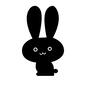 うさぎ うさぎ うさぎ,ウサギ,兎,動物,生き物,かわいい,キャラクター,アニメ,アニメーション,デフォルメのシルエット素材