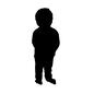 男の子 男の子 人,人物,人間,子ども,子,子供,全身,幼児,幼い,立つのシルエット素材