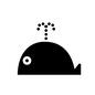 くじら くじら 鯨,クジラ,くじら,海,哺乳類,水生動物,潮,ホエールウォッチング,潮吹き,水のシルエット素材
