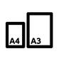 プリントサイズ 用紙サイズ,プリント用紙,印刷用紙,プリント,プリントサイズ,A4,A3,A3サイズ,A4サイズ,印刷のシルエット素材